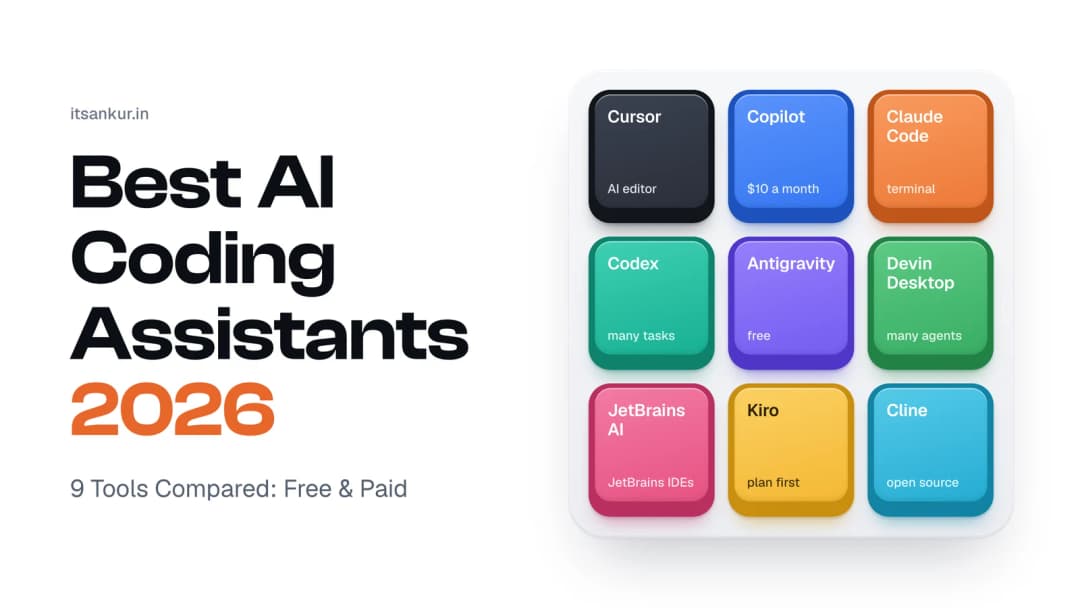 Best AI Coding Assistants 2026: 9 Tools Compared